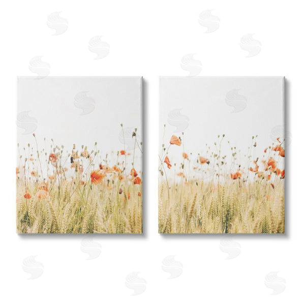 stupell industries Krista Broadway | Rural Poppy Field