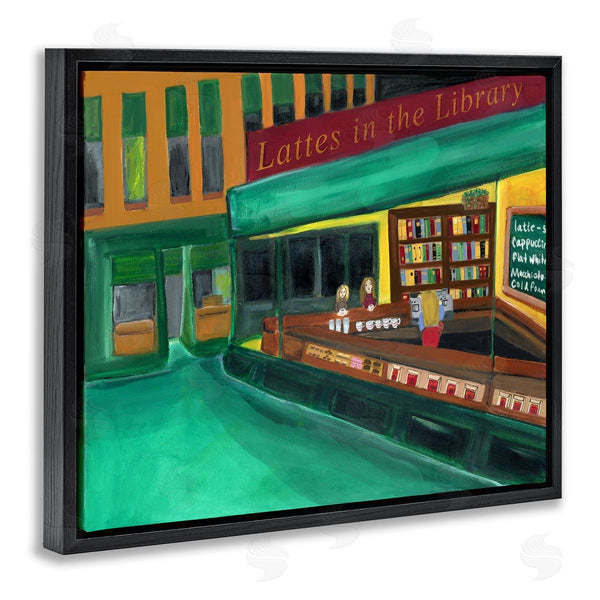 Stupell Industries Kristal Clifford | Lattes In The Library