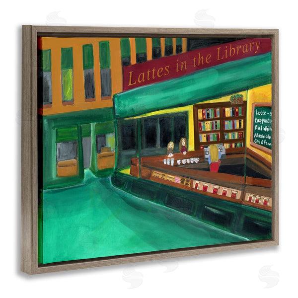 Stupell Industries Kristal Clifford | Lattes In The Library