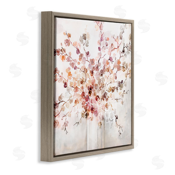 Stupell Industries Kristen Brockmon | Abstract Warm Floral Vines