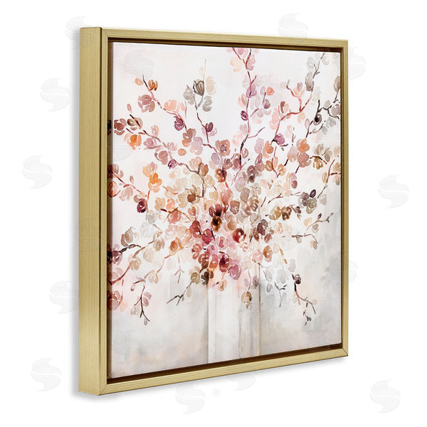 Stupell Industries Kristen Brockmon | Abstract Warm Floral Vines