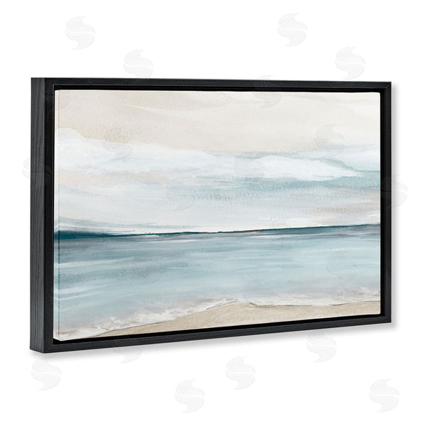 Stupell Industries Kristen Brockmon | Muted Soft Watercolor Beach