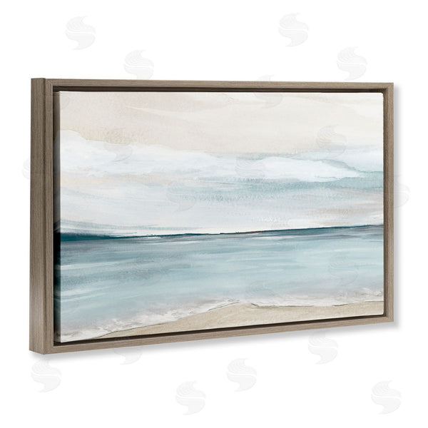 Stupell Industries Kristen Brockmon | Muted Soft Watercolor Beach