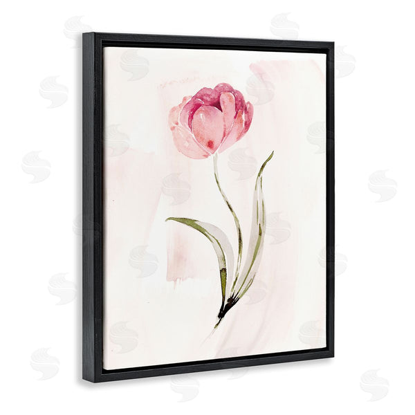 Stupell Industries Kristen Brockmon | Pink Blossom With Leaves Wall Art