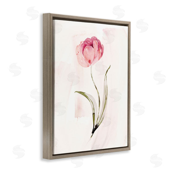 Stupell Industries Kristen Brockmon | Pink Blossom With Leaves Wall Art