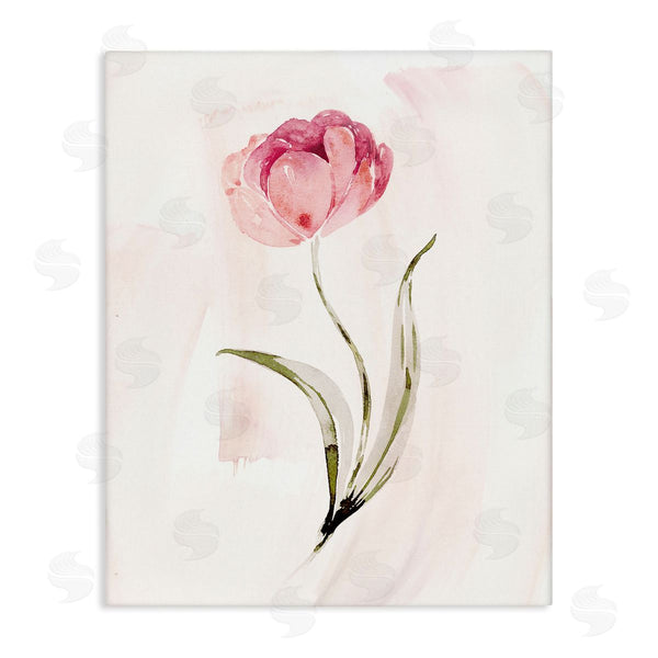 stupell industries Kristen Brockmon | Pink Blossom with Leaves Wall Art