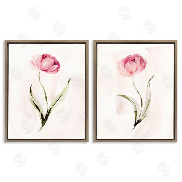 Stupell Industries Kristen Brockmon | Vivid Pink Budding Bloom
