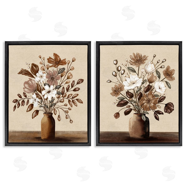 Stupell Industries Kristen Dalpiaz | Mocha Bouquet Vases