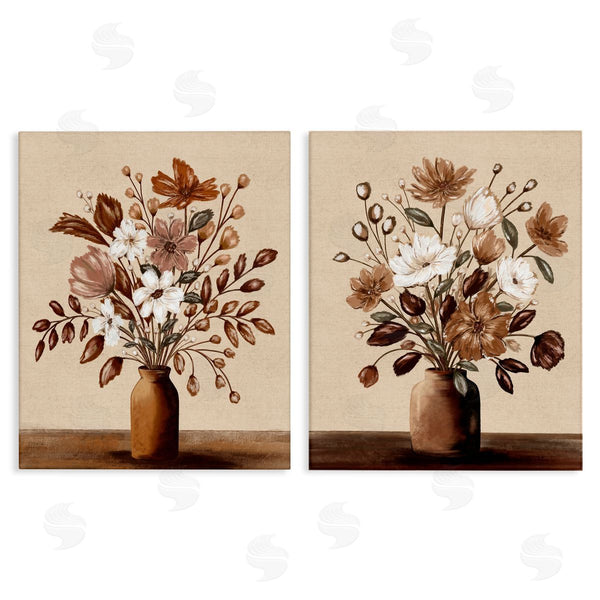 stupell industries Kristen Dalpiaz | Mocha Bouquet Vases