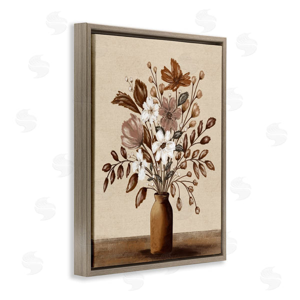 Stupell Industries Kristen Dalpiaz | Mocha Flower Vase