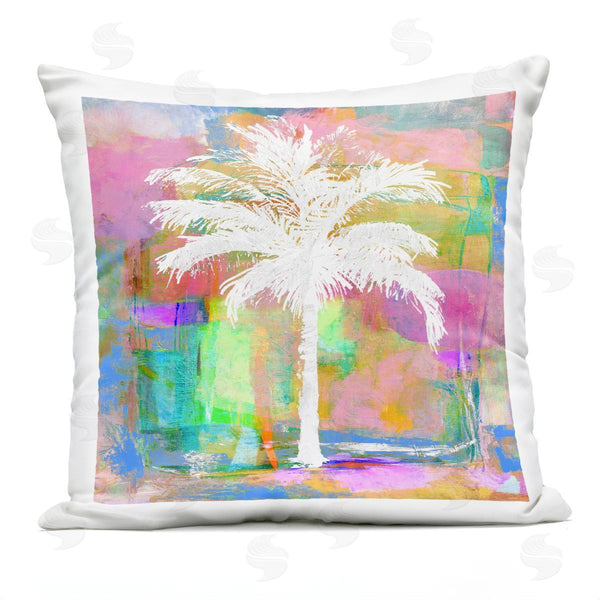 Stupell Industries Kristen Dew | Bold Tropical Palm Tree Silhouette Printed Throw Pillow