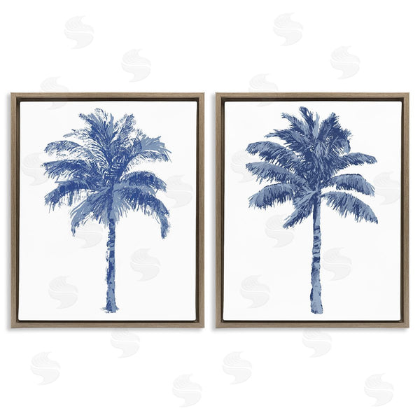Stupell Industries Kristen Drew | Modern Brushed Palm Trees