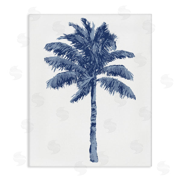 stupell industries Kristen Drew | Modern Palm Tree in Blue