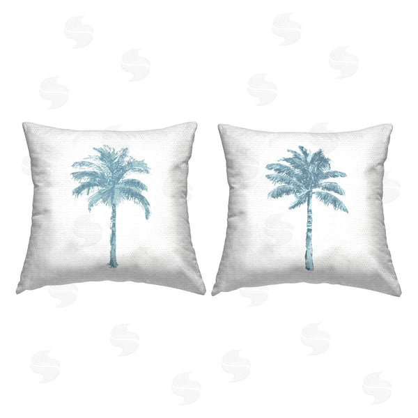 Stupell Industries Kristen Drew | Modern Palm Tree Tropical Printed Throw Pillow Set
