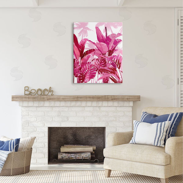 Stupell Industries Kristen Drew | Modern Pink Palms Wall Art