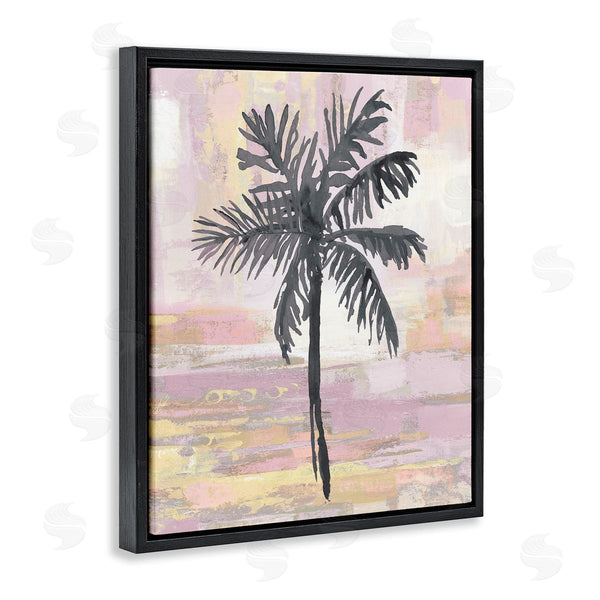 Stupell Industries Kristen Drew | Pastel Pink Palm Tree Tropical Abstract Design Wall Art