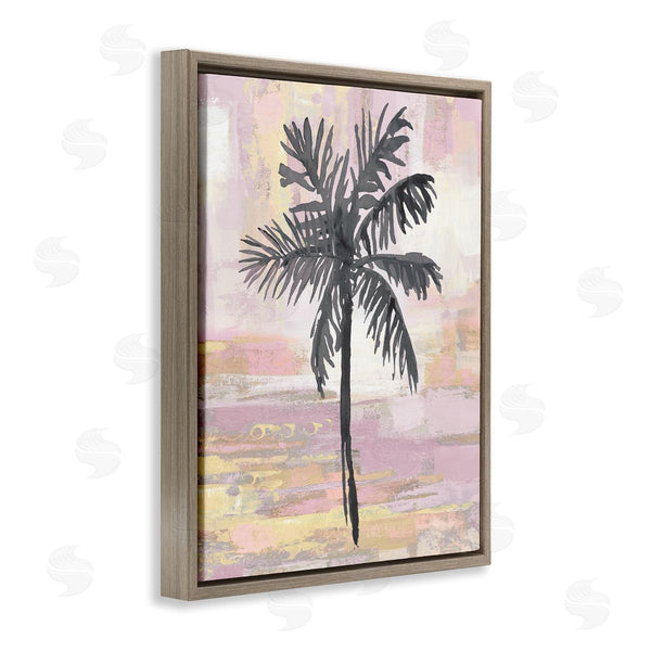 Stupell Industries Kristen Drew | Pastel Pink Palm Tree Tropical Abstract Design Wall Art