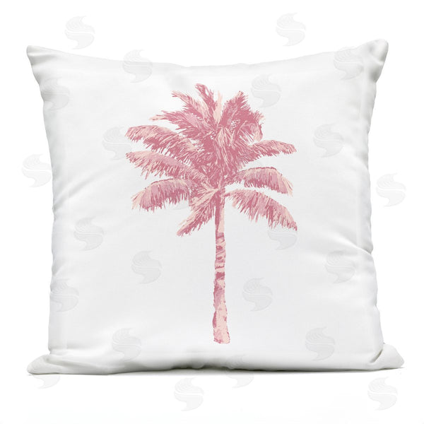 Stupell Industries Kristen Drew | Pink Palm Tree Modern Printed Throw Pillow