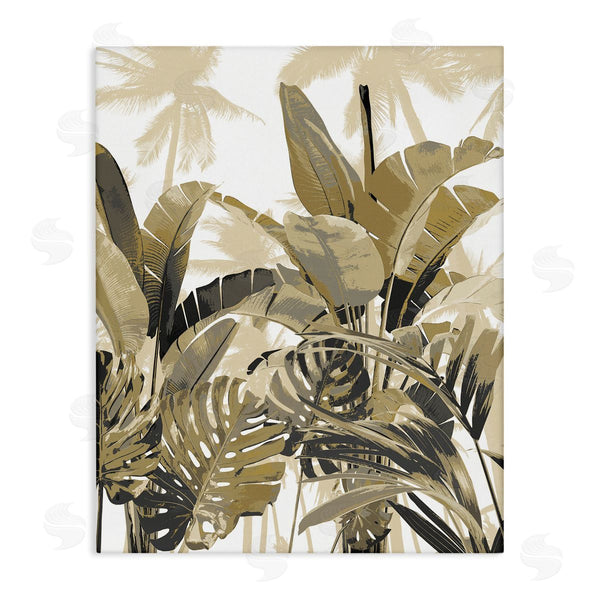 stupell industries Kristen Drew | Tropical Layered Summer Palms Wall Art
