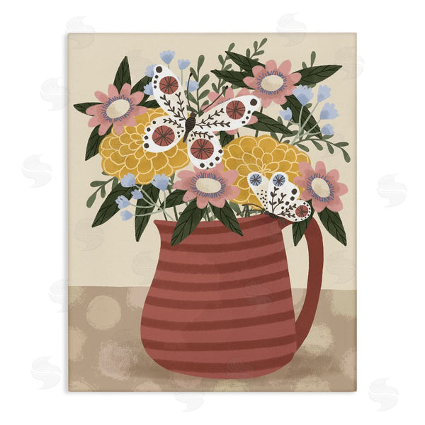 stupell industries Kristina Hultkrantz | Casual Patterned Mixed Bouquet Wall Art