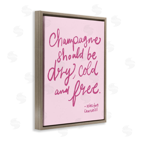 Stupell Industries Kristina Hultkrantz | Dry Cold Free Champagne