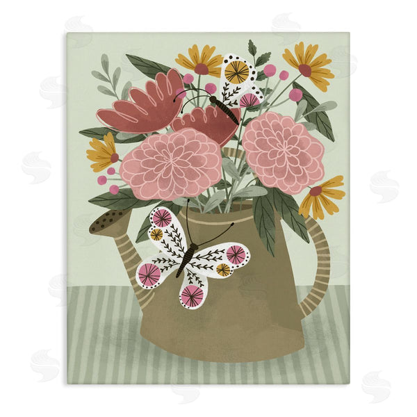 stupell industries Kristina Hultkrantz | Mixed Dahlia Gardening Bouquet Wall Art