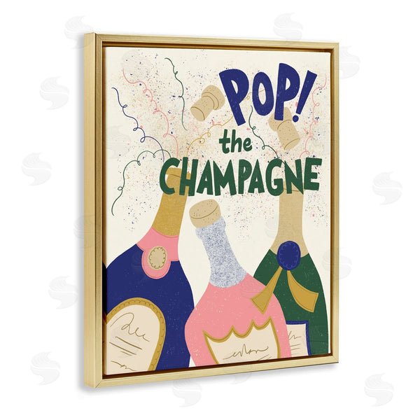 Stupell Industries Kristina Hultkrantz | Pop The Champagne Celebrate