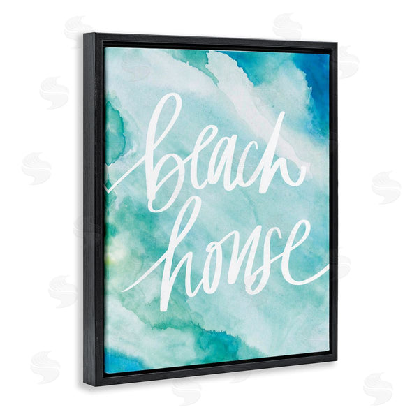 Stupell Industries Lacy Tatum | Beach House Watercolor Phrase Wall Art