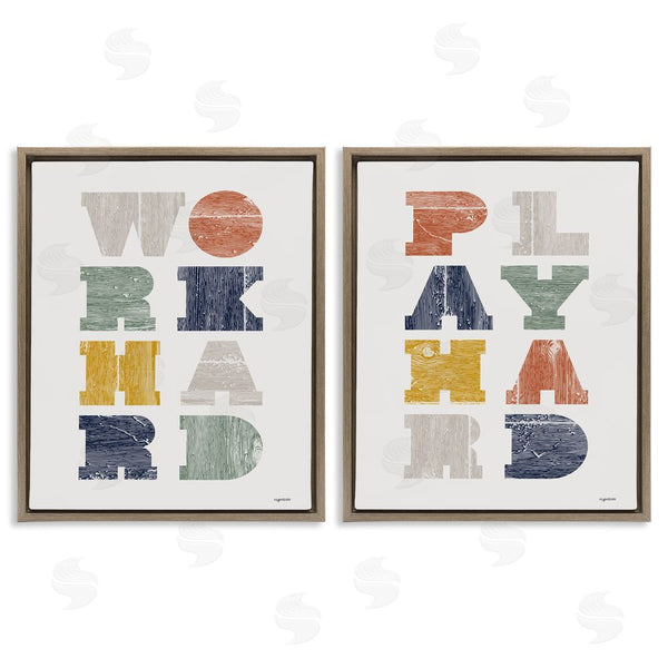 Stupell Industries Lady Louise Designs | Children's Block Typography Phrase Wall Art