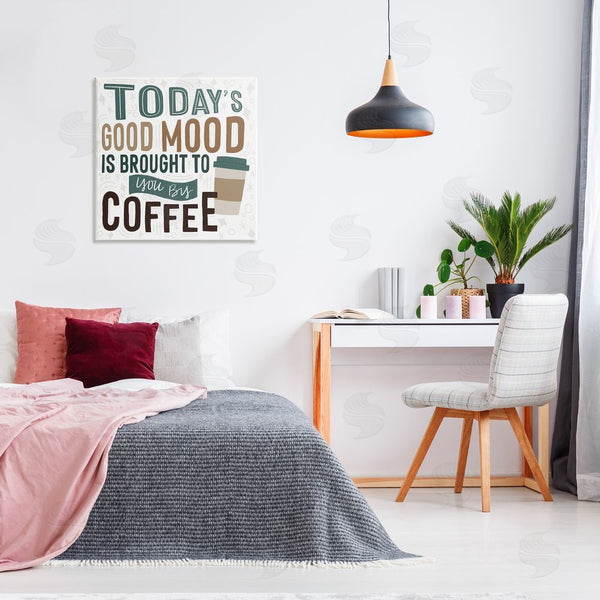 Stupell Industries Lady Louise Designs | Good Mood By Coffee Wall Art