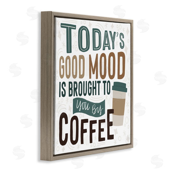 Stupell Industries Lady Louise Designs | Good Mood By Coffee Wall Art