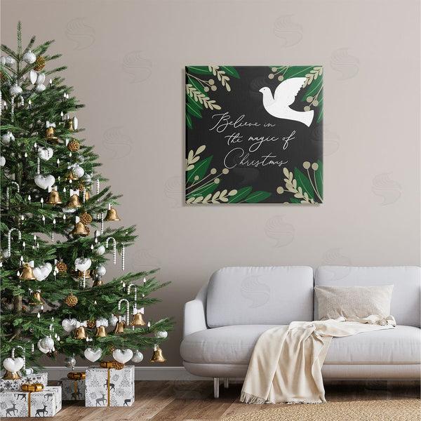 Stupell Industries Lady Louise Designs | Magic Of Christmas Botanical Dove Wall Art