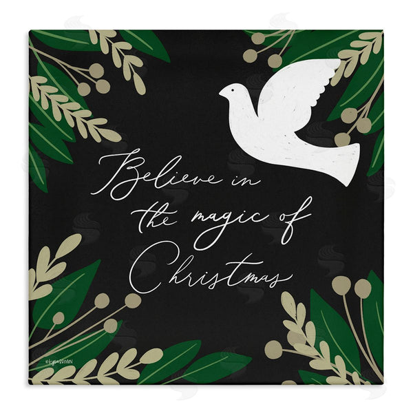 stupell industries Lady Louise Designs | Magic Of Christmas Botanical Dove Wall Art
