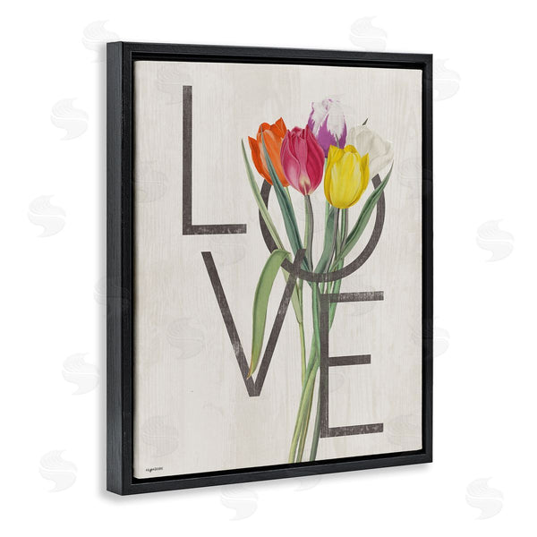 Stupell Industries Lady Louise Designs | Rustic Love Colorful Farm Tulips