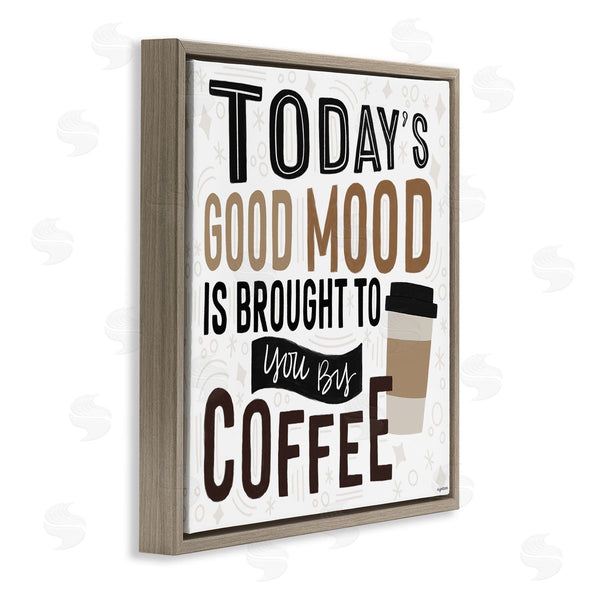 Stupell Industries Lady Louise Designs | Today's Good Mood Morning Coffee Wall Art