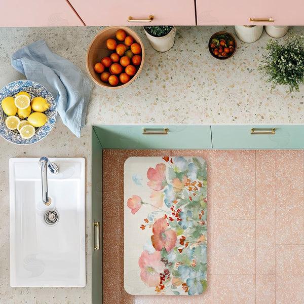 Stupell Industries Lanie Loreth | A Day With Pink Flowers Anti-Fatigue Mat