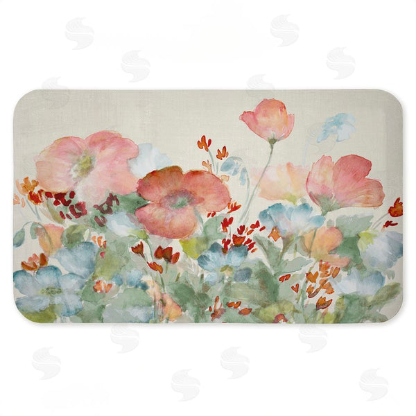 stupell industries Lanie Loreth | A Day With Pink Flowers Anti-Fatigue Mat