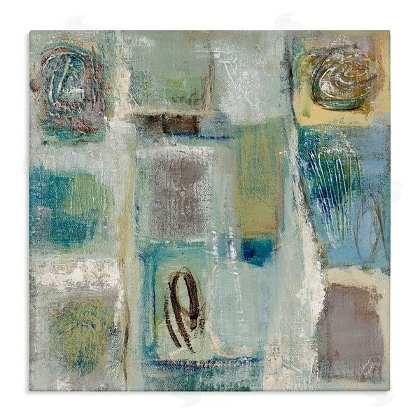 stupell industries Lanie Loreth | Abstract Checkered Shape Painting Chaotic Spirals Wall Art