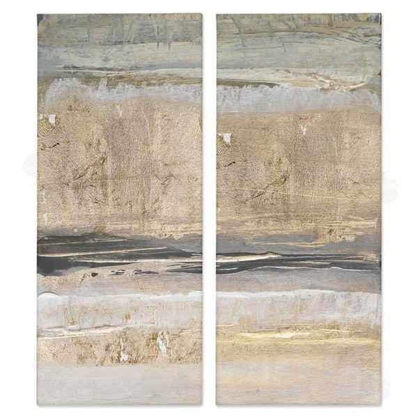 stupell industries Lanie Loreth | Abstract Earth Soil Textured Brown Grey Collage Wall Art