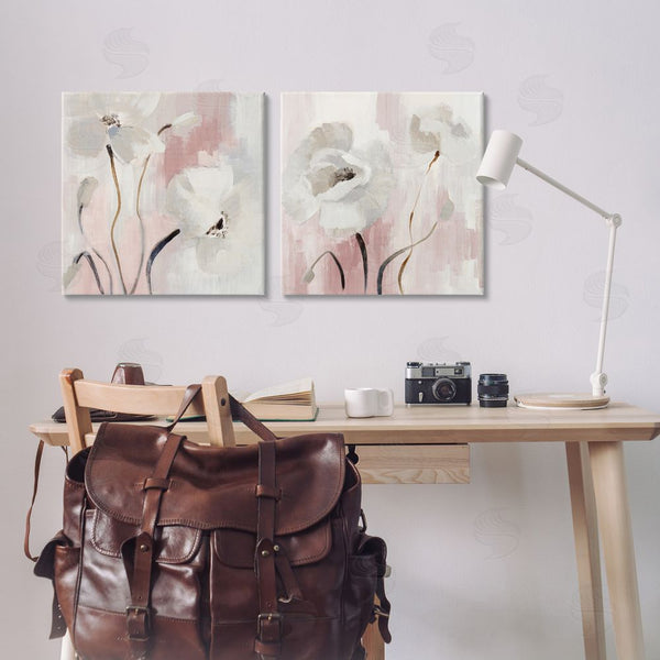 Stupell Industries Lanie Loreth | Abstract White Poppies Wall Art