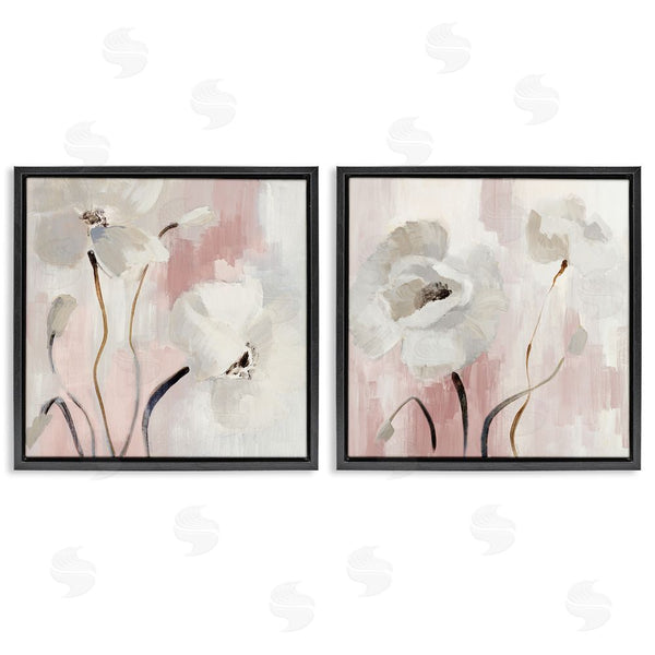 Stupell Industries Lanie Loreth | Abstract White Poppies Wall Art