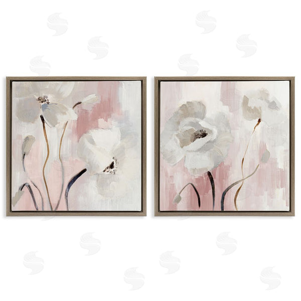 Stupell Industries Lanie Loreth | Abstract White Poppies Wall Art