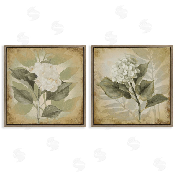 Stupell Industries Lanie Loreth | Aubergine White Hydrangeas Wall Art