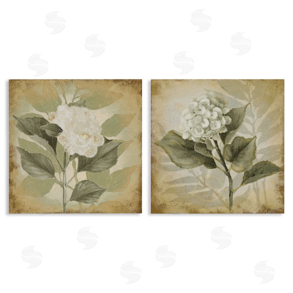 stupell industries Lanie Loreth | Aubergine White Hydrangeas Wall Art