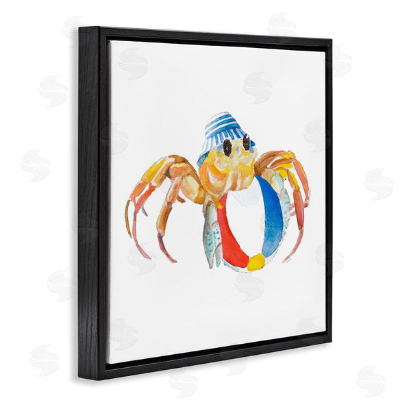 Stupell Industries Lanie Loreth | Beach Ball Crab Wall Art