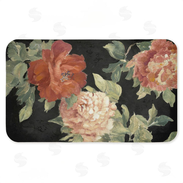 stupell industries Lanie Loreth | Beauty Of The Blossom on Black Anti-Fatigue Mat