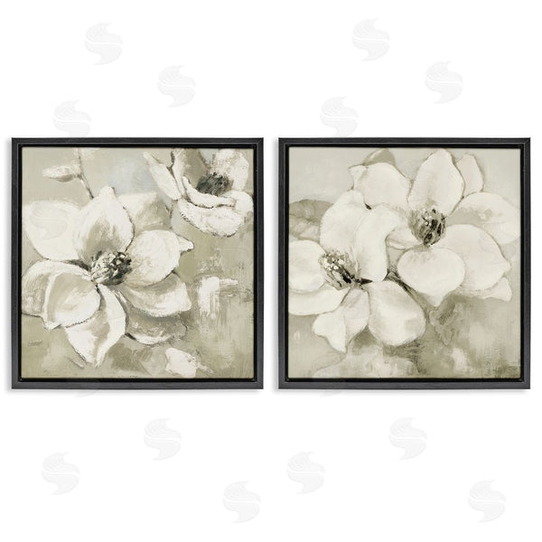 Stupell Industries Lanie Loreth | Beige Magnolias After Rain Wall Art