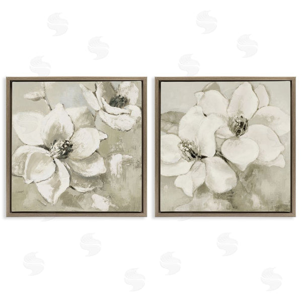 Stupell Industries Lanie Loreth | Beige Magnolias After Rain Wall Art