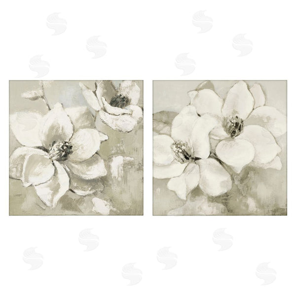 stupell industries Lanie Loreth | Beige Magnolias after Rain Wall Art