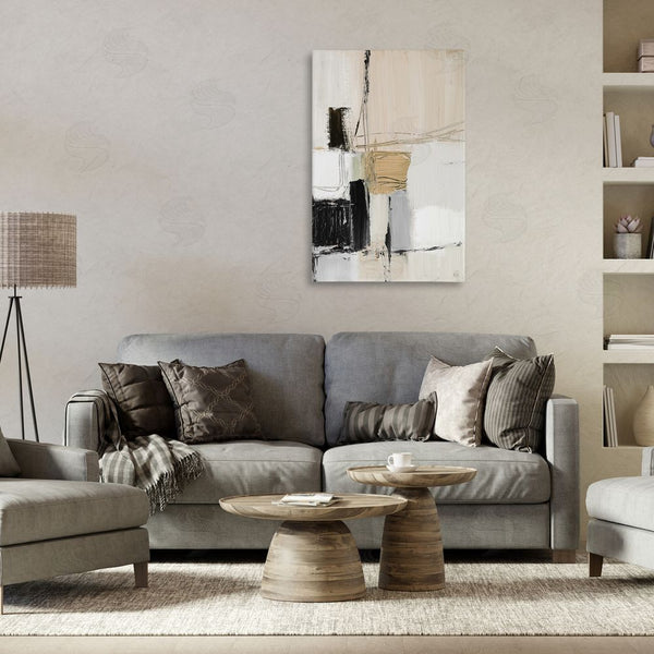 Stupell Industries Lanie Loreth | Beige Organic Shapes Collage Wall Art